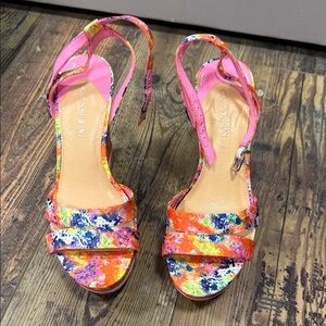 Gianni Bini Vibrant Multicolor Women's Sandals